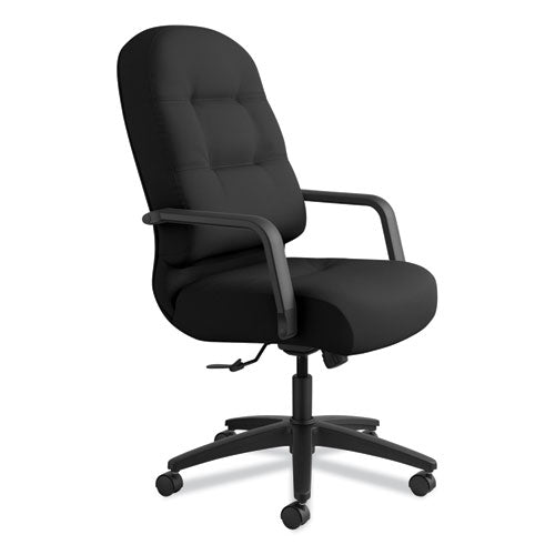 Pillow-soft 2090 Series Executive High-back Swivel/tilt Chair, Supports Up To 300 Lb, 17" To 21" Seat Height, Black