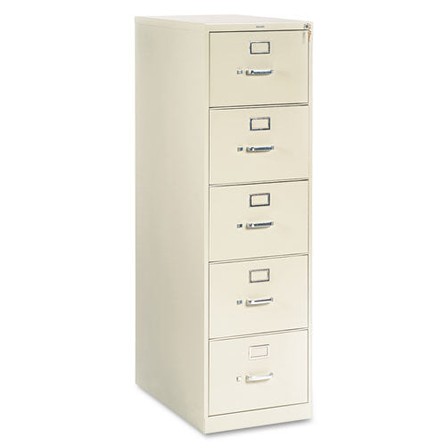 310 Series Vertical File, 4 Letter-size File Drawers, Black, 15" X 26.5" X 52"