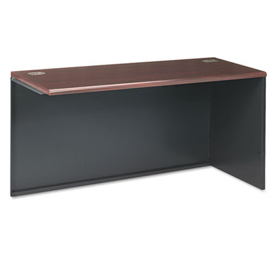 38000 Series Return Shell, Right, 60w X 24d X 29.5h, Mahogany/charcoal
