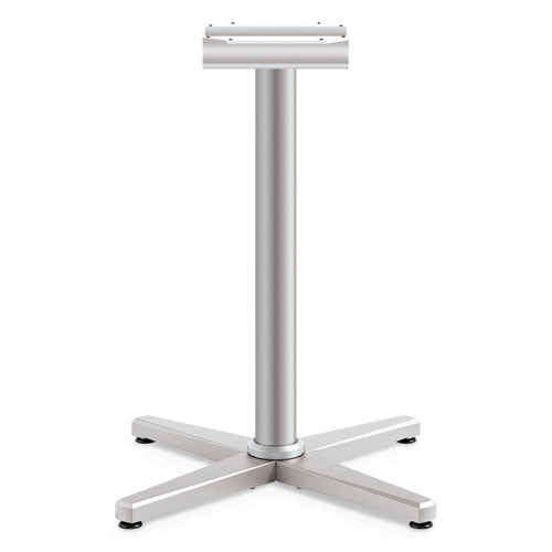 Arrange X-leg Base For 42" To 48" Tops, 32w X 32d X 40h, Silver