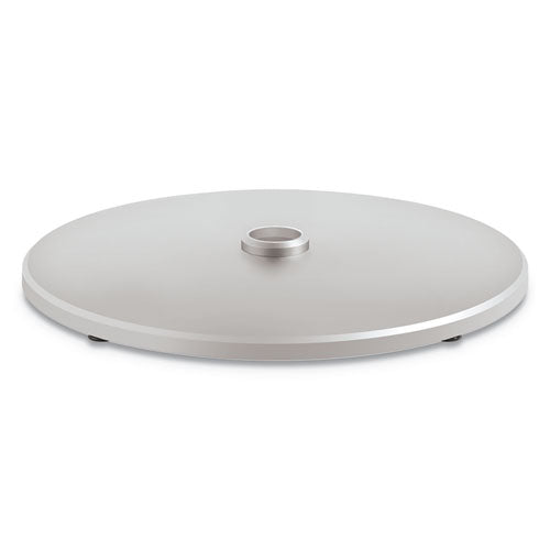 Arrange Disc Shroud Base, 26.82" X 26.82" X 1.42", Silver, Steel
