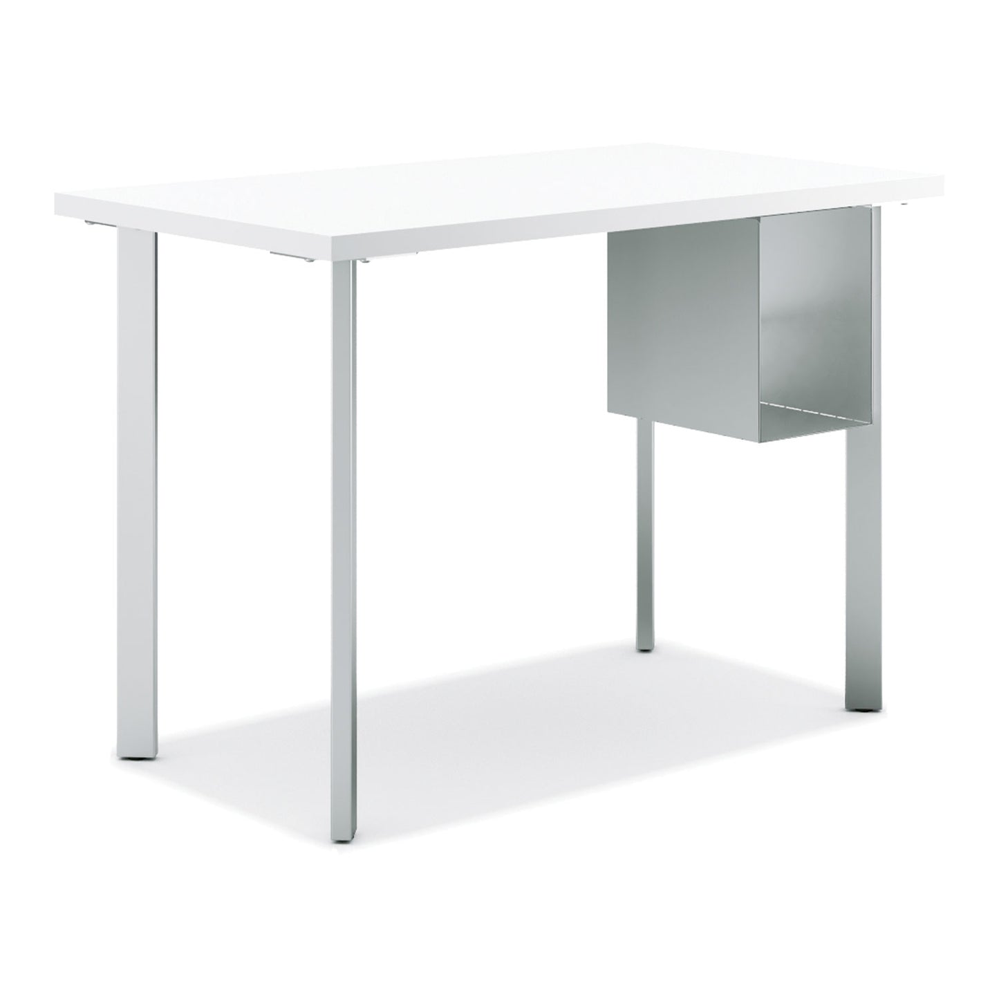 Coze Writing Desk Worksurface, Rectangular, 54" X 24", Designer White