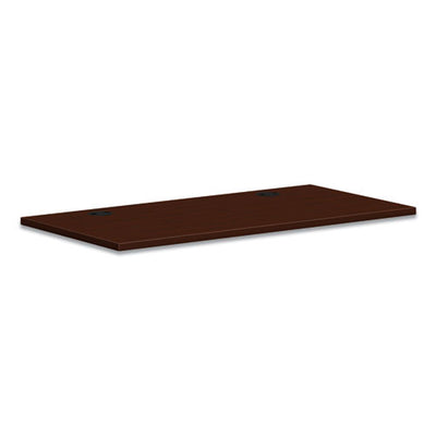 Mod Worksurface, Rectangular, 48w X 24d, Traditional Mahogany