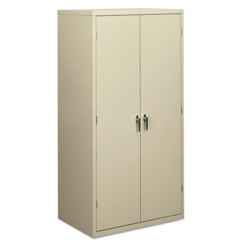Assembled Storage Cabinet, 36w X 24.25d X 71.75h, Black