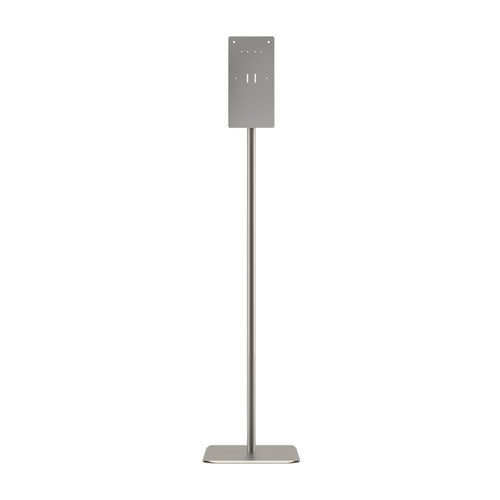 Hand Sanitizer Station Stand, 12 X 16 X 54, Silver