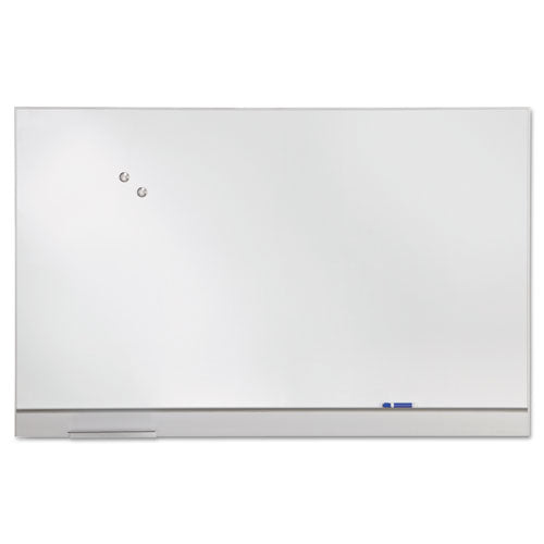 Polarity Magnetic Dry Erase White Board, 72 x 46, White Surface, Silver Aluminum Frame