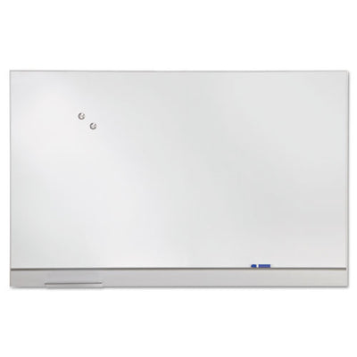 Polarity Magnetic Dry Erase White Board, 72 x 46, White Surface, Silver Aluminum Frame