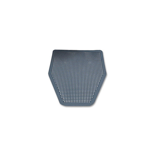 Disposable Urinal Floor Mat, Nonslip, Fresh Blast Scent, 17.5 X 20.38, Black, 6/carton