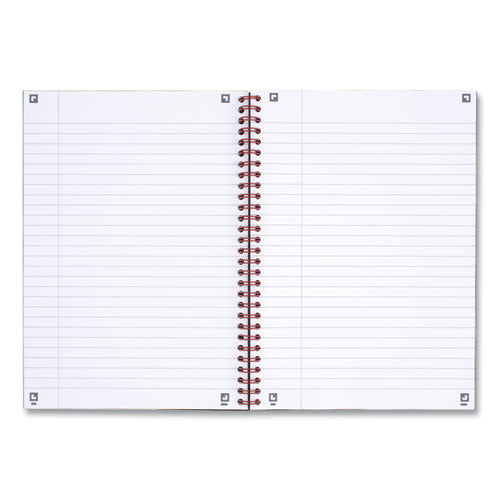 Hardcover Twinwire Notebook, Scribzee Compatible, 1 Subject, Wide/legal Rule, Black Cover, 9.88 X 6.88, 70 Sheets