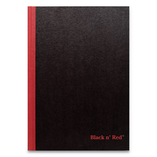 Hardcover Casebound Notebook, Scribzee Compatible, 1 Subject, Wide/legal Rule, Black Cover, 11.75 X 8.25, 96 Sheets