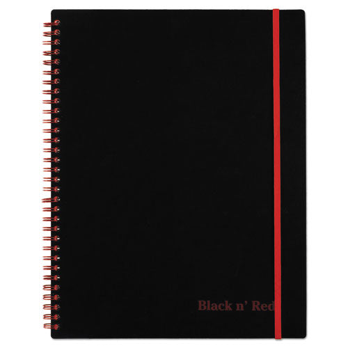 Flexible Cover Twinwire Notebook, Scribzee Compatible, 1 Subject, Wide/legal Rule, Black Cover, 11 X 8.5, 70 Sheets