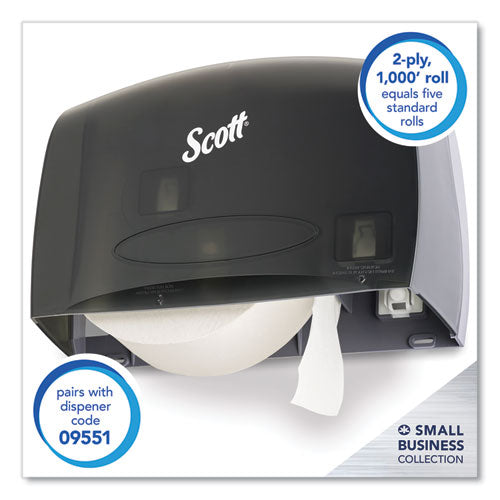 Essential Jrt Jumbo Roll Bathroom Tissue, Septic Safe, 2-ply, White, 3.55" X 1,000 Ft, 4 Rolls/carton