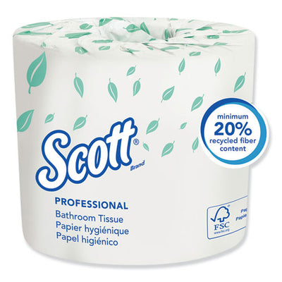Essential Standard Roll Bathroom Tissue For Business, Septic Safe, 1-ply, White, 1,210 Sheets/roll, 80 Rolls/carton