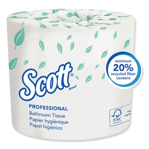 Essential Standard Roll Bathroom Tissue For Business, Septic Safe, 1-ply, White, 1,210 Sheets/roll, 80 Rolls/carton