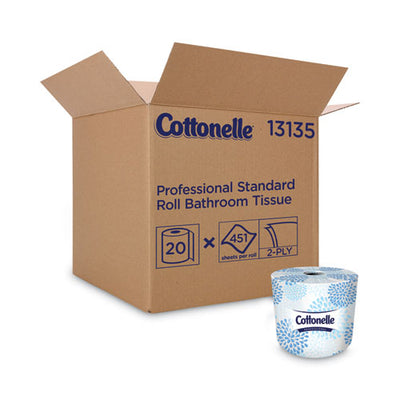 2-ply Bathroom Tissue, Septic Safe, White, 451 Sheets/roll, 20 Rolls/carton