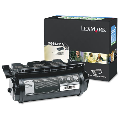 X644x11a Return Program Extra High-yield Toner, 32,000 Page-yield, Black