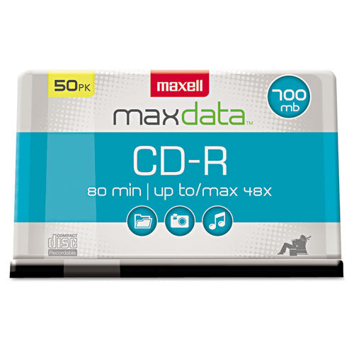 Cd-r Discs, 700 Mb/80 Min, 48x, Spindle, Silver, 100/pack