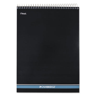 Stiff-back Wire Bound Notepad, Medium/college Rule, Navy Cover, 70 White 8.5 X 11.5 Sheets
