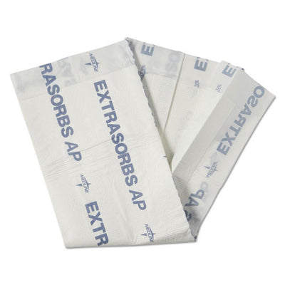 Extrasorbs Air-permeable Disposable Drypads, 30" X 36", White, 70/carton