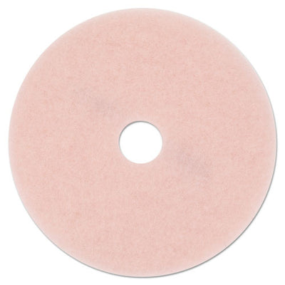 Ultra High-speed Eraser Floor Burnishing Pad 3600, 27" Diameter, Pink, 5/carton