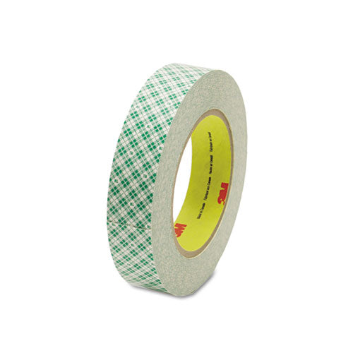 Double-coated Tissue Tape, 3" Core, 1" X 36 Yds, White