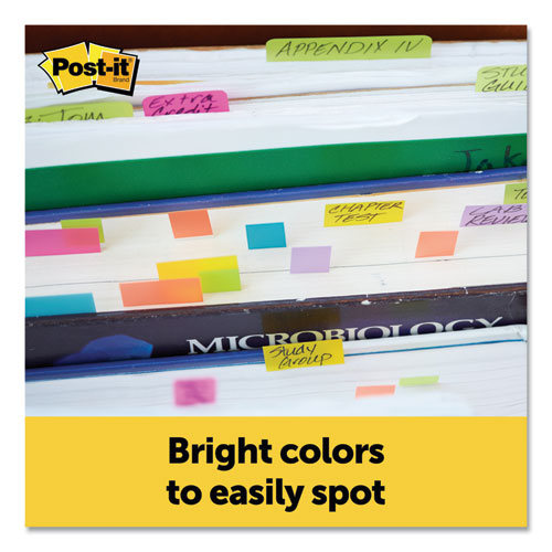 Page Flag Markers, Assorted Brights, 50 Flags/pad, 4 Pads/pack