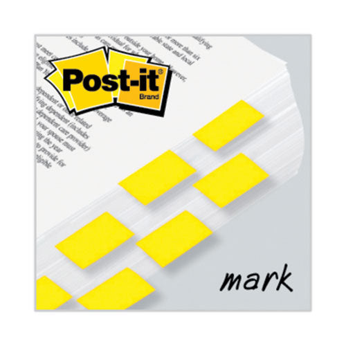 Standard Page Flags In Dispenser, Yellow, 50 Flags/dispenser, 2 Dispensers/pack