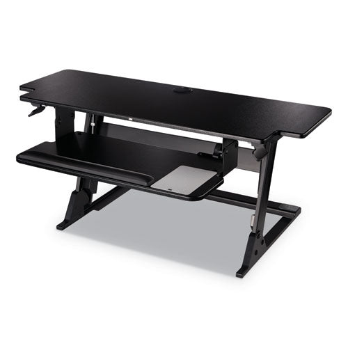 Precision Standing Desk, 35.4" X 23.2" X 6.2" To 20", White