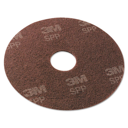 Surface Preparation Pad, 20" Diameter, Maroon, 10/carton