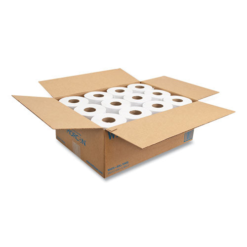 Morsoft Universal Roll Towels, 8" X 350 Ft, White, 12 Rolls/carton