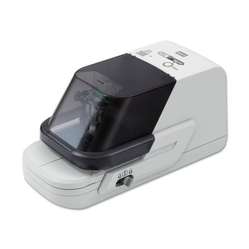 Electric Flat Clinch Heavy Duty Stapler, 70 Sheet Capacity, Gray