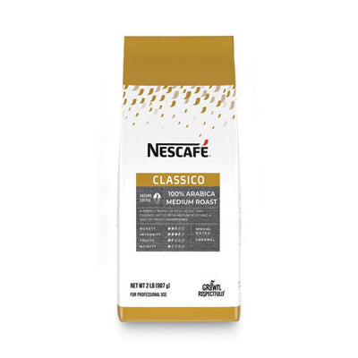 Classico 100% Arabica Roast Ground Coffee, Medium Blend, 2 Lb Bag, 6/carton