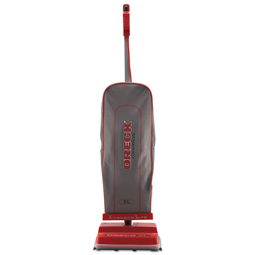 Xl Upright Vacuum, 12" Cleaning Path, Gray/blue