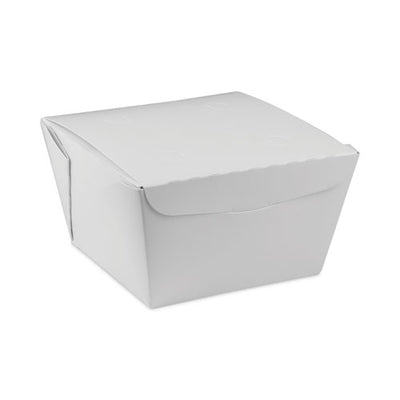 Earthchoice Onebox Paper Box, 46 Oz, 4.5 X 4.5 X 3.25, White, 200/carton
