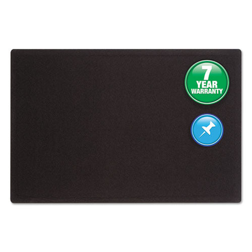 Oval Office Fabric Board, 36 X 24, Gray Surface
