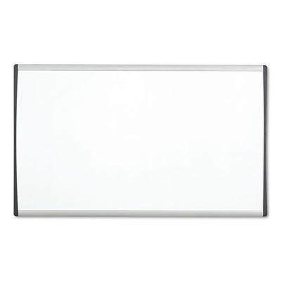 Arc Frame Cubicle Dry Erase Board, 24 X 14, White Surface, Silver Aluminum Frame