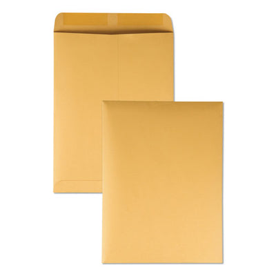 Catalog Envelope, 28 Lb Bond Weight Kraft, #12 1/2, Square Flap, Gummed Closure, 9.5 X 12.5, Brown Kraft, 250/box