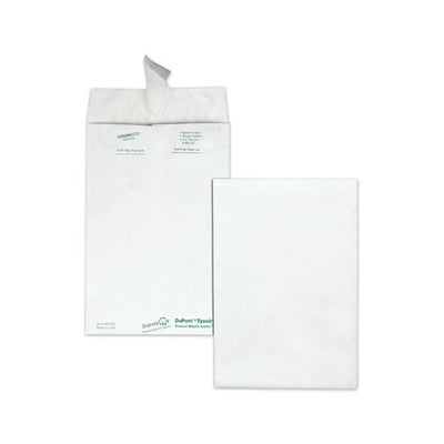 Lightweight 14 Lb Tyvek Catalog Mailers, #6 1/2, Square Flap, Redi-strip Adhesive Closure, 6 X 9, White, 100/box