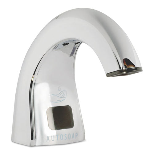 One Shot Soap Dispenser - Touch Free, Foam, 11 X 14 X 3.5, Chrome