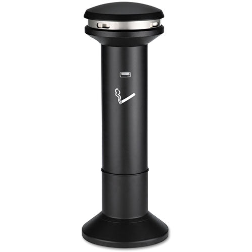 Infinity Traditional Smoking Receptacle, 4.1 Gal, 13 Dia X 39h High, Black