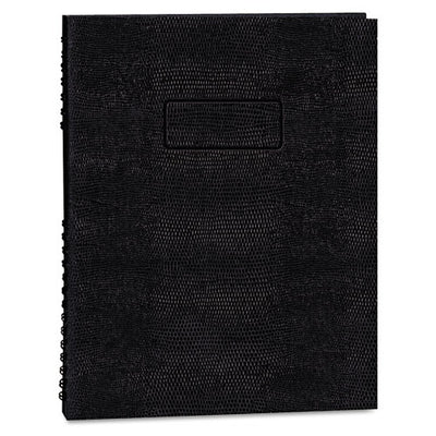 Ecologix Notepro Executive Notebook, 1 Subject, Medium/college Rule, Black Cover, 11 X 8.5, 100 Sheets