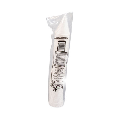 Bare Eco-forward Treated Paper Cold Cups, 4.25 Oz, White, 200/bag, 25 Bags/carton