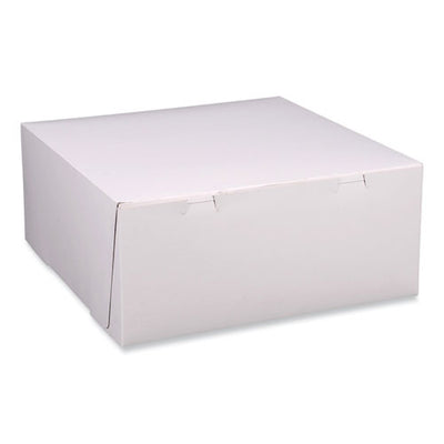 Bakery Boxes, 12 X 12 X 5, White, Paper, 100/carton