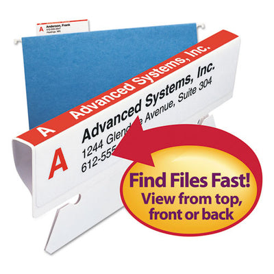 Viewables Hanging Folder Tabs And Labels, Label Pack Refill, 1/3-cut, Assorted Colors, 3.5" Wide, 160/pack