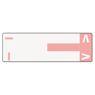 Alphaz Color-coded First Letter Combo Alpha Labels, I/v, 1.16 X 3.63, Pink/white, 5/sheet, 20 Sheets/pack