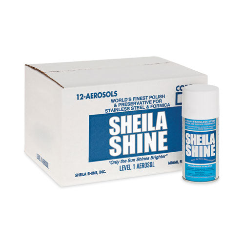 Stainless Steel Cleaner And Polish, 10 Oz Aerosol Spray, 12/carton