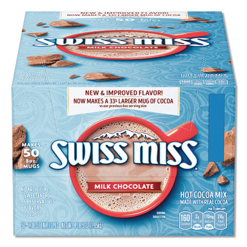 Hot Cocoa Mix, Regular, 0.73 Oz. Packets, 50 Packets/box