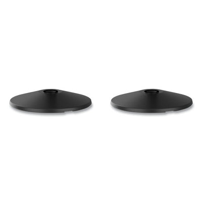 Adjusta-tape Crowd Control Base Only, Steel, 14" Deep, Black, 2/box