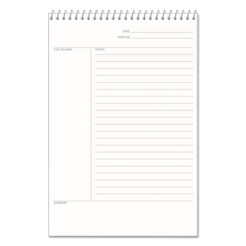 Focusnotes Steno Pad, Pitman Rule, Blue Cover, 80 White 6 X 9 Sheets