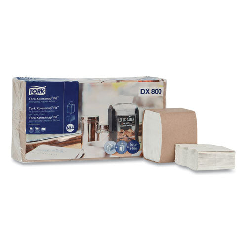 Xpressnap Fit Interfold Dispenser Napkins, 2-ply, 6.5 X 8.39, Natural, 120/pack, 36 Packs/carton